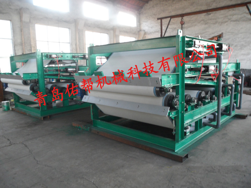 带式压滤机用于纺织废水处理